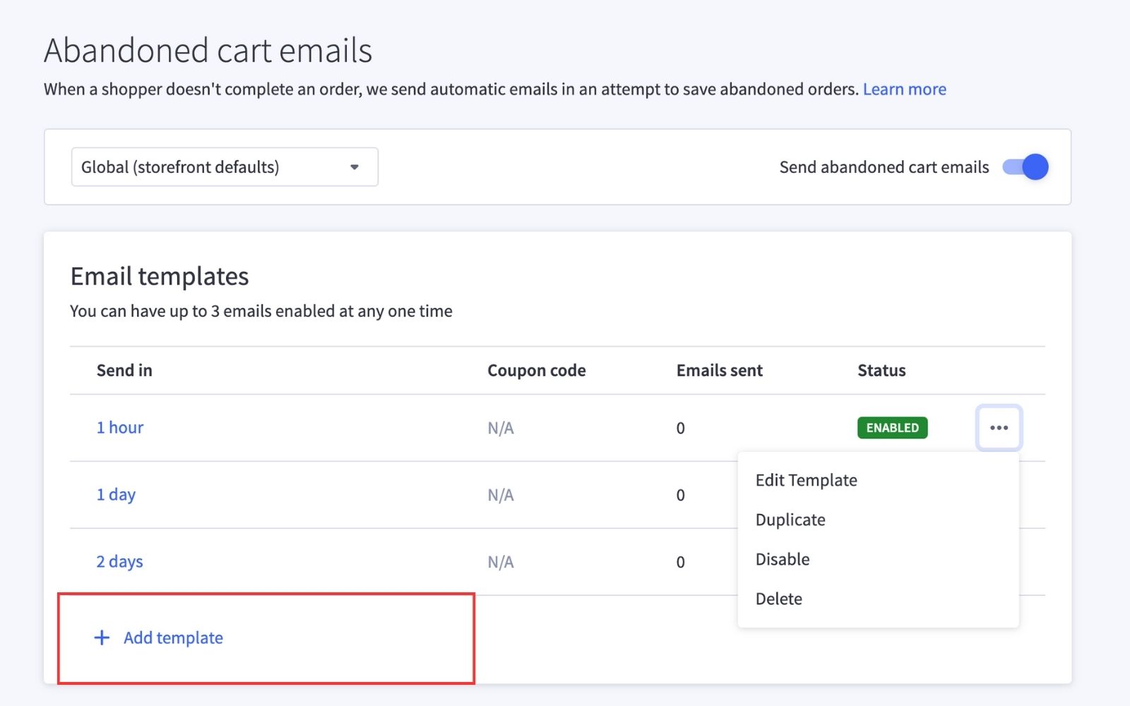 edit email templates